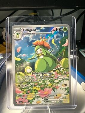 Pokémon Lilligant 092/086 Illustration Rare Holo NM Black Bolt